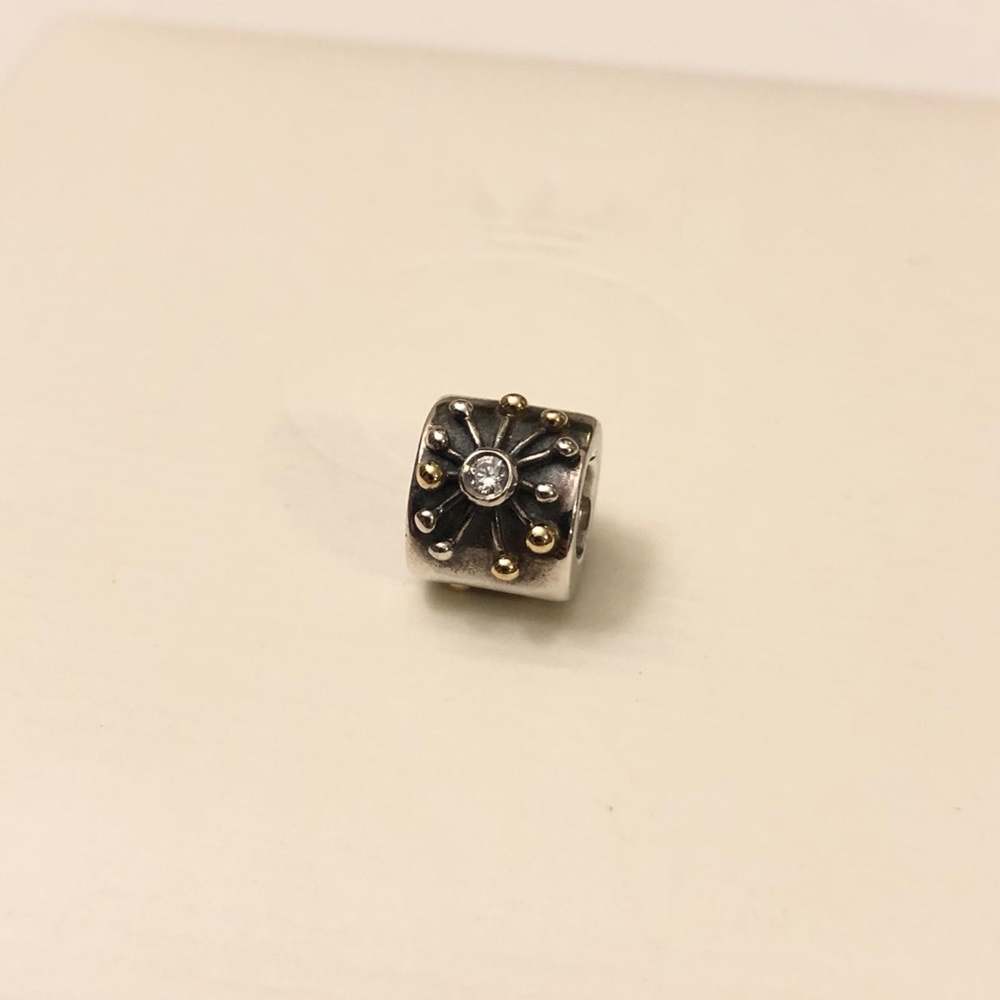 Pandora Discontinued Starburst Charm